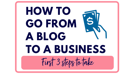 How to go from a blog to a business featured image