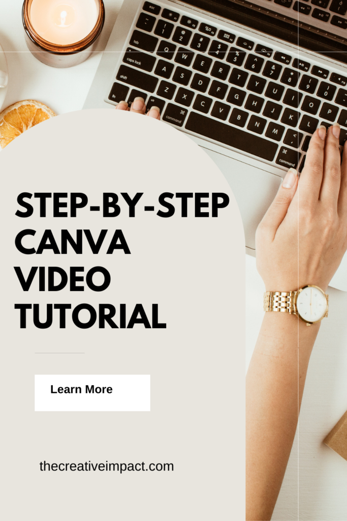 Canva tutorial videos pin