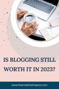 Is blogging still worth it pin image