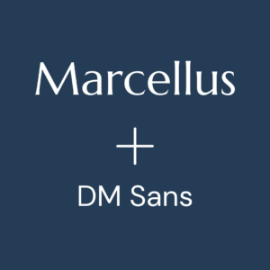Marcellus-and-dm-sans-google-font-pairings